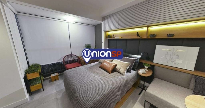 Studio com 1 dormitório à venda, 24 m² por R$ 305.000 - Brooklin - São Paulo/SP