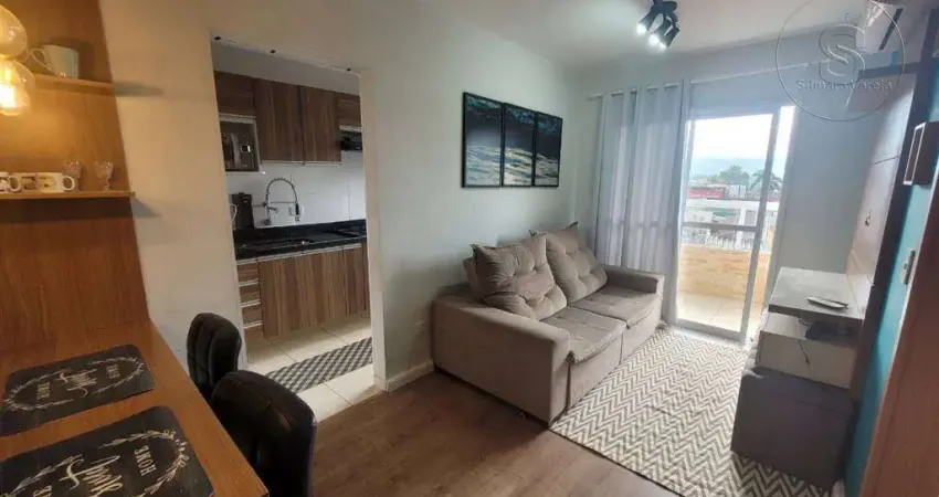 ALUGO APARTAMENTO MOBILIADO Á 550 METROS DA PRAIA DA AVIAÇÃO, 01 DORMITÓRIO PLANEJADO, SACADA, PRÉDIO COM ACESSIBILIDADE, PORTARIA ELETRÔNICA, PORTÃO AUTOMÁTICO, PISCINA, SALÃO DE FESTAS, SALÃO DE JOG