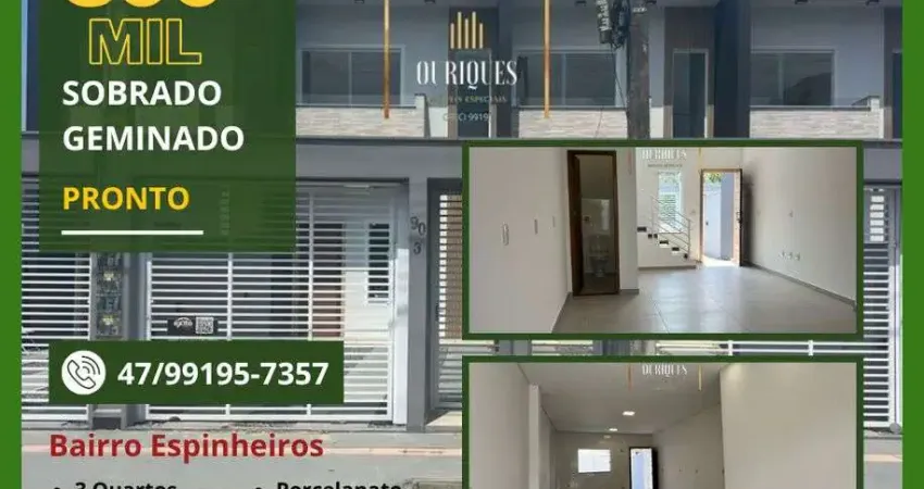 Casa com 3 quartos à venda no Espinheiros, Joinville