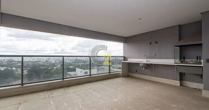 Apartamento à venda em Pinheiros com 3 suítes e 2 vagas, no contra piso.