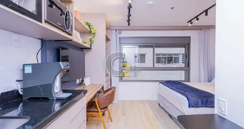 APARTAMENTO - VENDA - PARAÍSO - 1 DORMITÓRIO - 21M² MOBILIADO