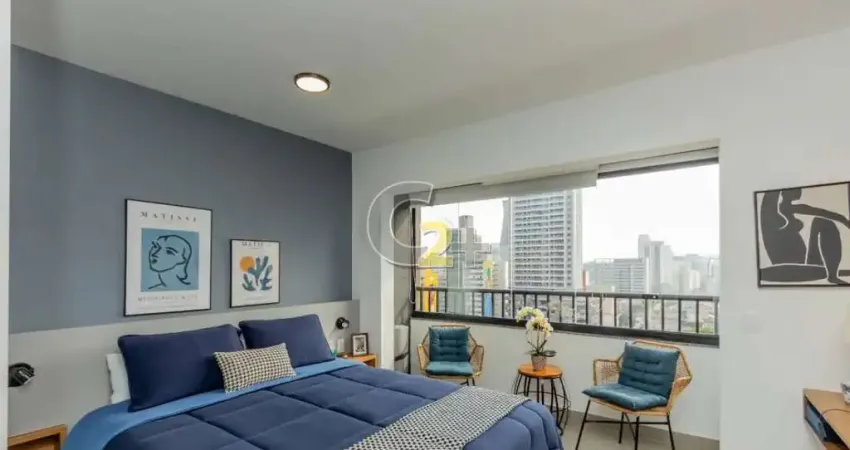 Studio mobiliado a venda  Pinheiros 1 quarto Sem vaga