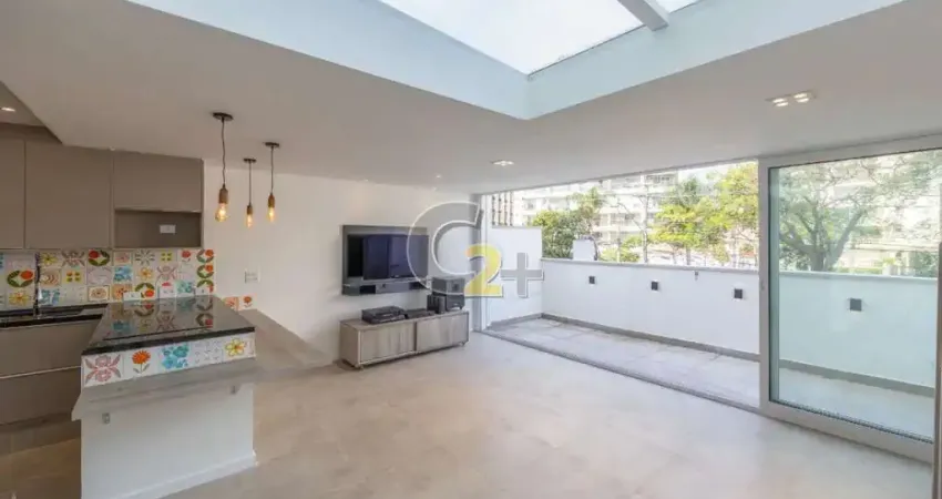 Apartamento tipo Garden a venda no Campo Belo com 1 suíte, 1 vaga