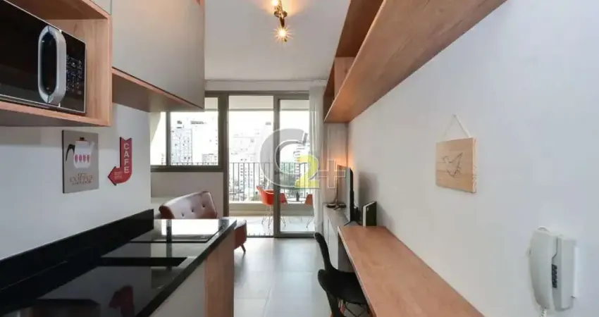 Studio mobiliado á venda no Jardim América com 1 quarto sem vaga 28m2