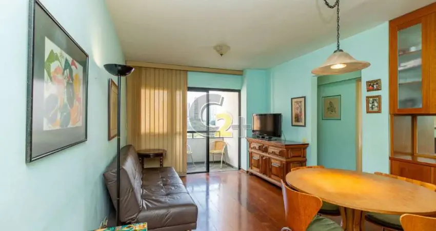 Apartamento à venda na Vila Mariana com 60 m², 2 quartos e 2 vagas de garagem.