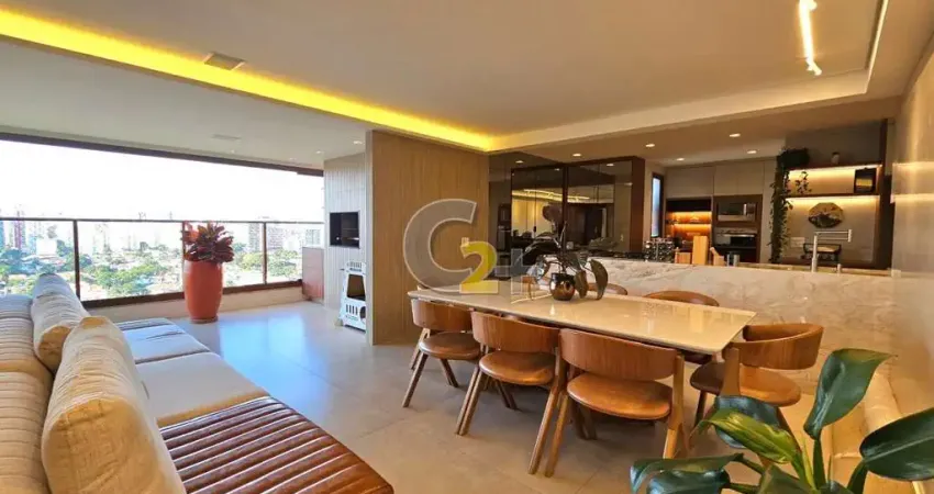 Apartamento Mobiliado á venda no Brooklin Novo, 3 quartos, 3 suítes, 2 vagas de garagem