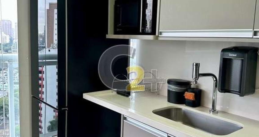 Apartamento á venda em Pinheiros com 63m², 1 quarto, 1 suíte, 1 vaga de garagem.