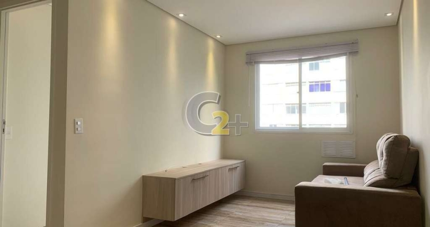 Apartamento mobiliado à venda na Consolação, 1 quarto, sem vaga