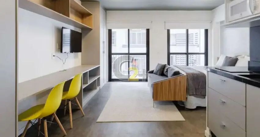 Studio mobiliado a venda no Largo do Arouche 1 suite sem vaga