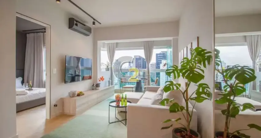 Apartamento mobiliado à venda em Pinheiros com 1 suíte e 1 vaga