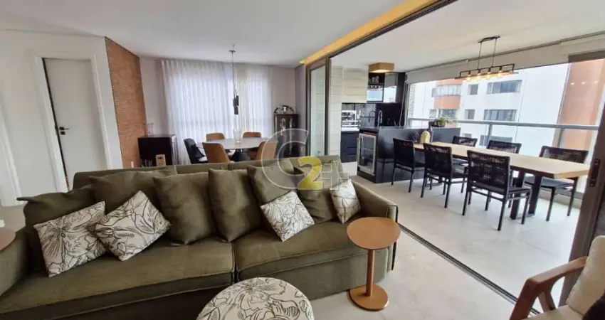 Apartamento a venda no Brooklin, 3 suítes e 2 vagas