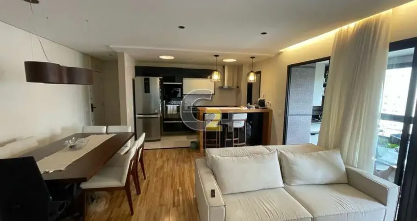 Apartamento à venda em Pinheiros com 84m², 2 quartos, sendo 1 suíte, 2 vagas e depósito privativo.
