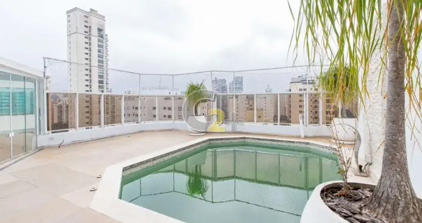 Cobertura à venda em Moema com 4 quartos, sendo 3 suítes e 5 vagas
