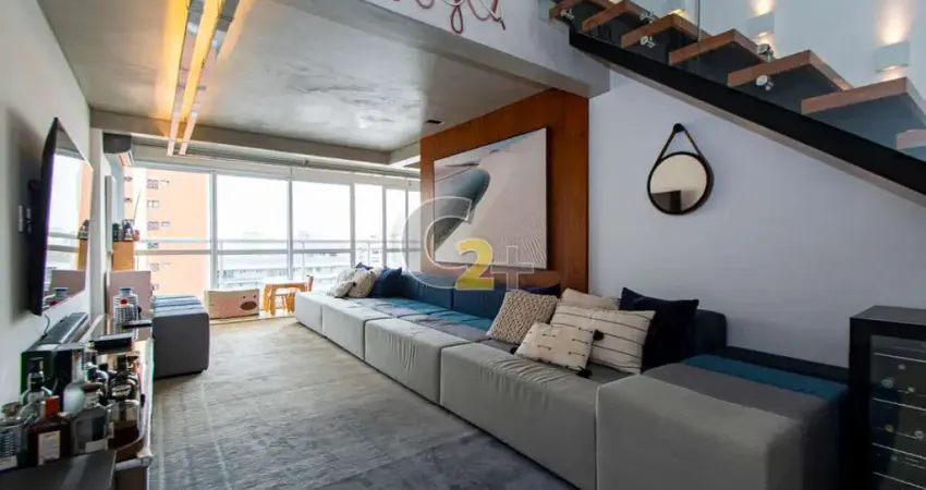 Apartamento duplex à venda, pinheiros, 2 quartos, 2 suítes, 2 vagas