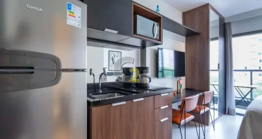 Apartamento mobiliado à venda na consolação com 1 quarto, sem vaga