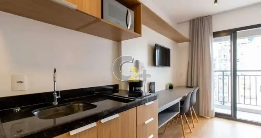 Apartamento mobiliado à venda na vila buarque, 1 quarto, sem vaga