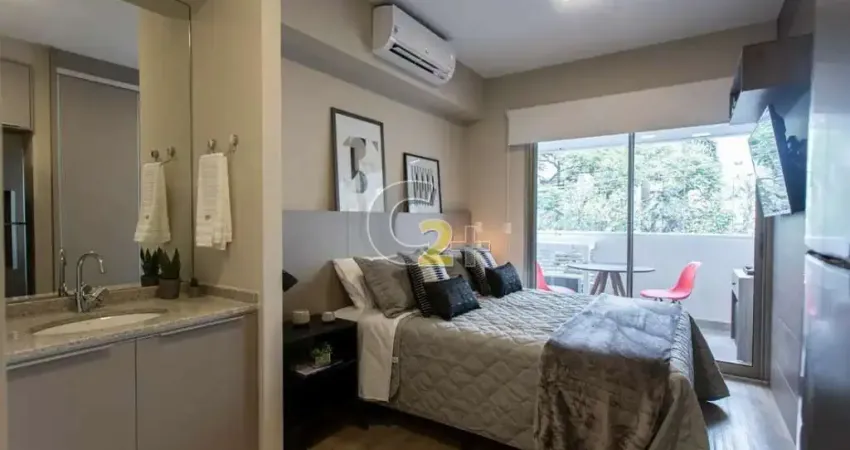 Apartamento studio mobiliado à venda na vila madalena 1 quarto e 1 vaga