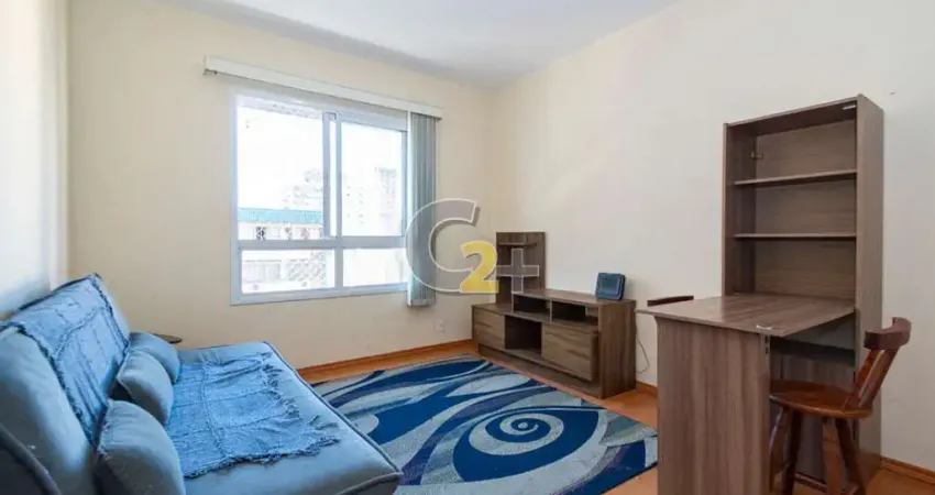 Apartamento studio, venda, higienópolis, 1 quarto, 1 vaga, mobiliado