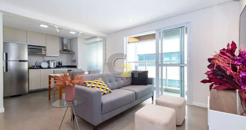 Apartamento mobiliado à venda na Vila Madalena com 1 quarto e 1 vaga