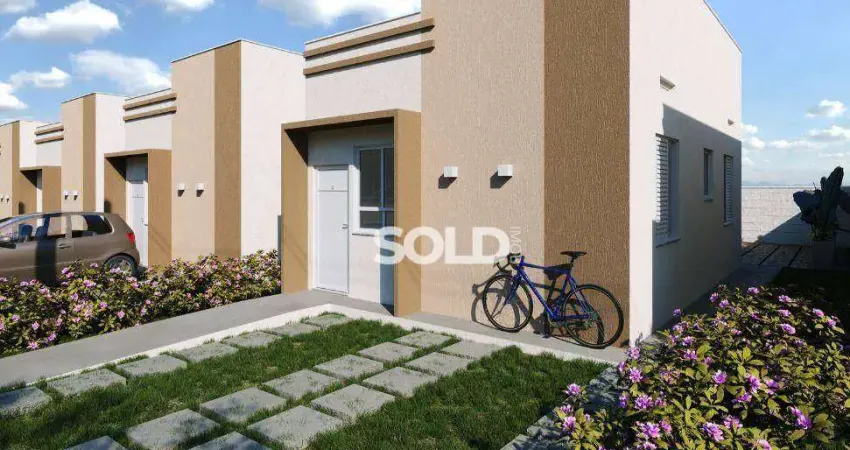 Casa com 2 dormitórios à venda, 52 m² por R$ 272.990,00 - Recreio Anhangüera - Ribeirão Preto/SP