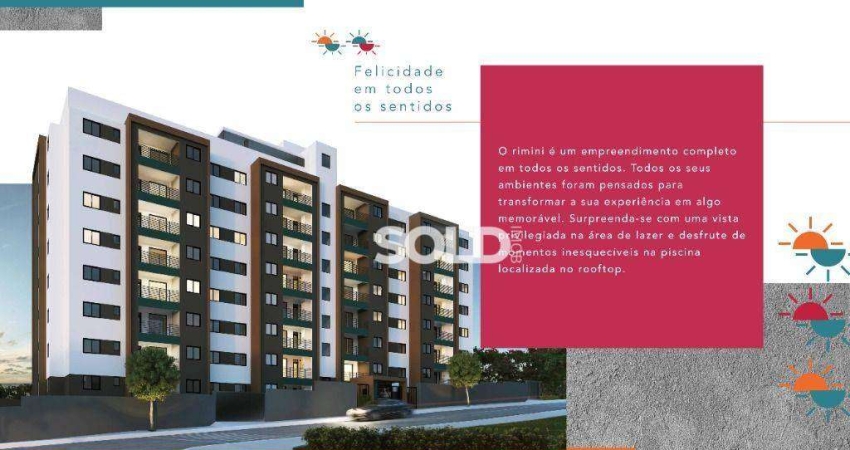 Lançamento! Rimini - Apartamento com 2 dormitórios, opções suíte e varanda gourmet  a partir de  R$ 265.090 - Quintas de São José - Ribeirão Preto/SP