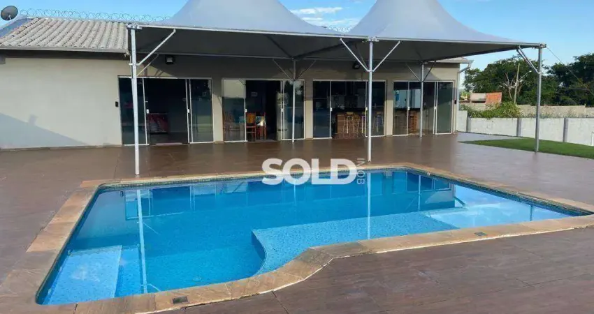Chácara com 4 dormitórios à venda, 2600 m² por R$ 1.600.000,00 - Lot Estância Tropical - Cristais Paulista/SP
