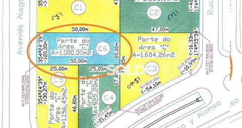 Terreno à venda, 1000 m² por R$ 1.400.000,00 - Jardim Paulista - Franca/SP