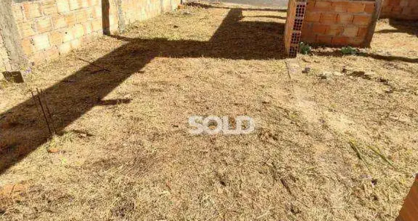 Térreno em construção com projeto de 3 dormitórios à venda, 157 m² por r$ 210.000 - jardim natal - franca/sp