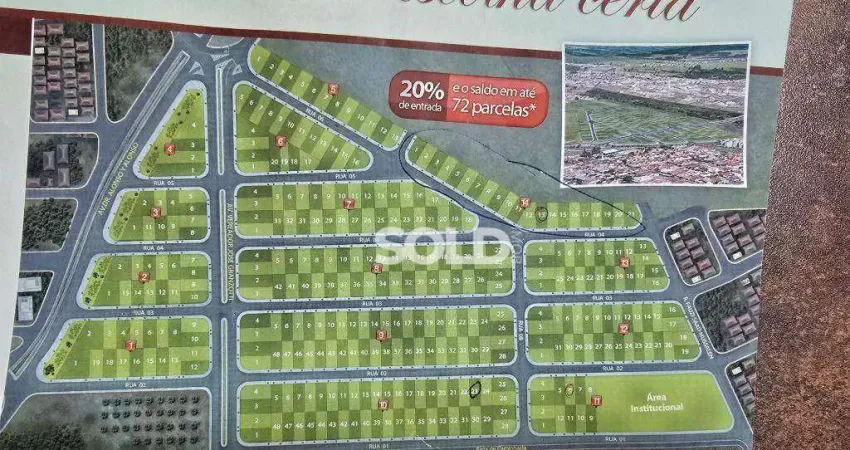 Terreno à venda, 308 m² por r$ 330.000 - jardim piratininga ii - franca/são paulo