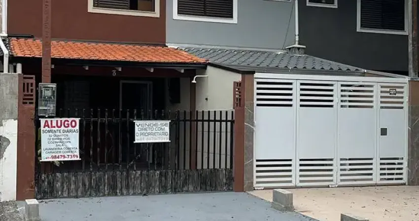 Sobrado a 90 metros do mar na a praia de matinhos no balneário ipacarai.