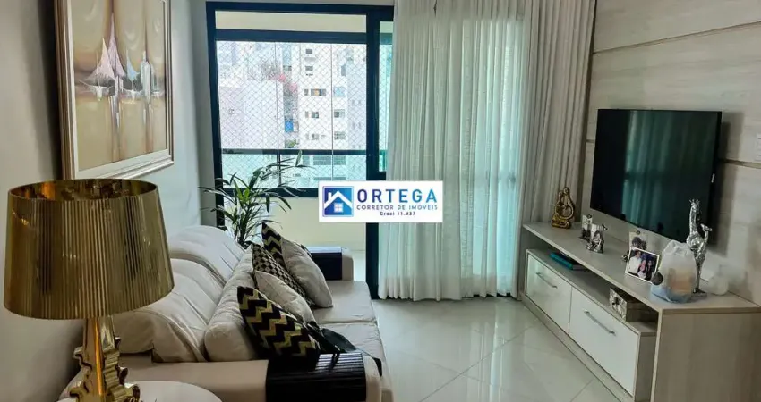 Apartamento com 2 suítes, reformado e mobiliado, Jd. Apipema, Salvador-BA