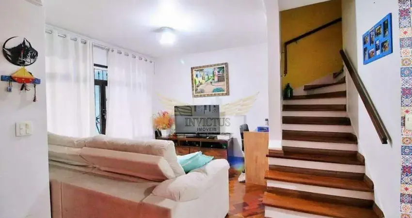 Sobrado com 3 dormitórios para comprar, 126m² - utinga, santo andré/sp.