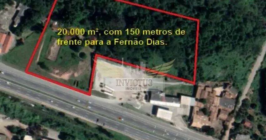 Terreno comercial/industrial para alugar, 20.000m² - jardim imperial, atibaia/sp.
