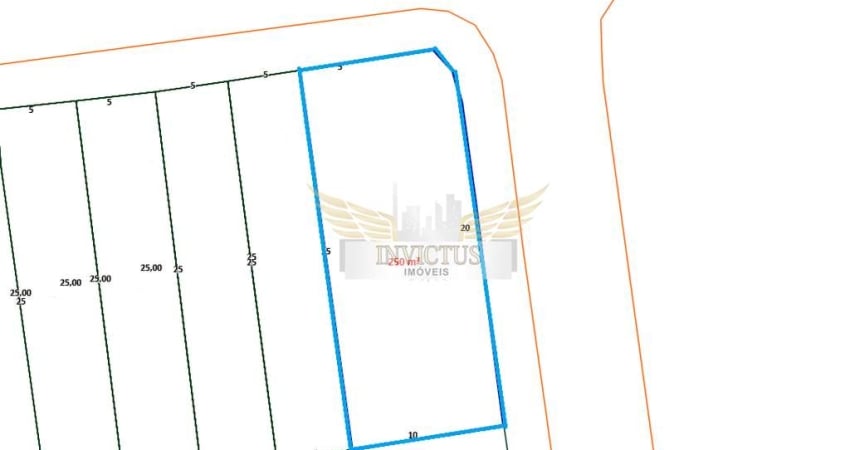 Terreno Residencial para Comprar, 250m²- Vila Scarpelli, Santo André/SP.