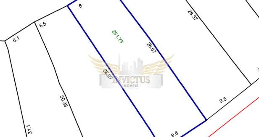 Terreno Residencial/Comercial para Comprar, 251m² - Vila Guiomar, Santo André/SP.
