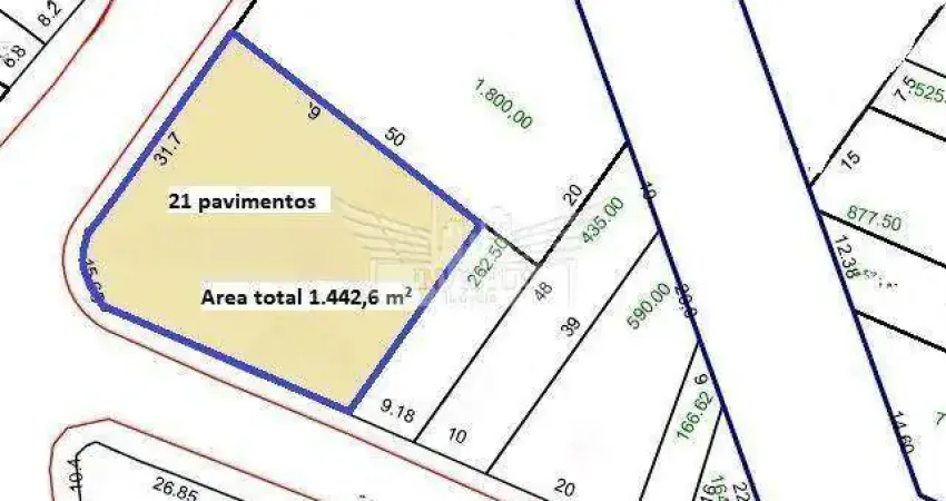 Terreno à Venda, 1.442m² - Vila Bastos - Santo André/SP
