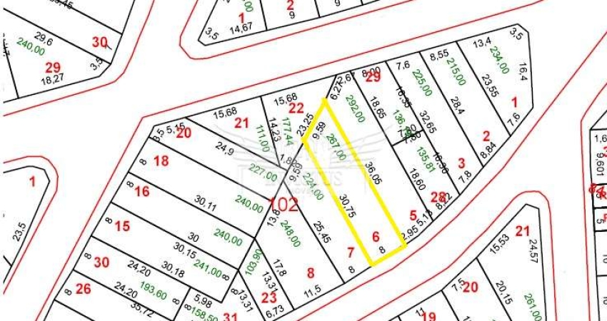 Terreno à Venda, 267m² - Parque das Nações, Santo André/SP.
