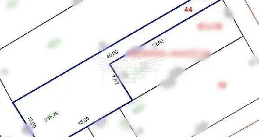 Terreno à Venda, 236m² - Campestre, Santo Anddré/SP.