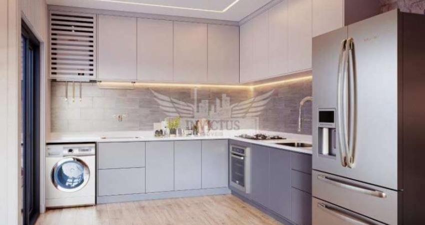 Sobrado em Condomínio com 3 Quartos para Comprar, 130m² - Vila Alzira, Santo André/SP.