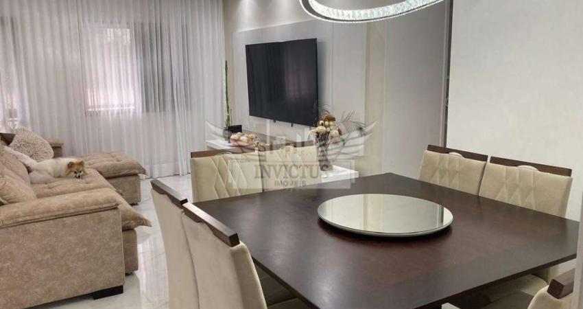 Apartamento com 3 Quartos no Edifício Paineiras para Comprar, 122m² - Jardim, Santo André/SP.