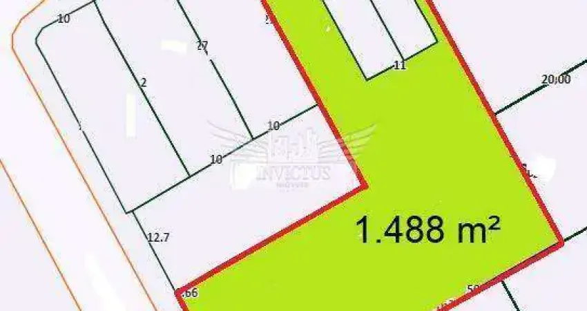 Terreno Comercial/Industrial para Locação, 1.488m² - Jardim, Santo André/SP.