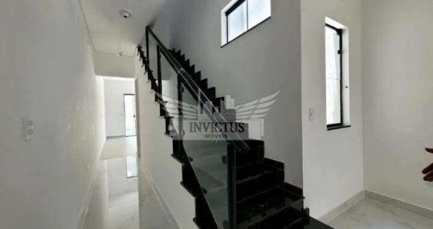 Sobrado Novo com 3 Suítes à Venda, 127m² - Vila Alice, Santo André/SP.