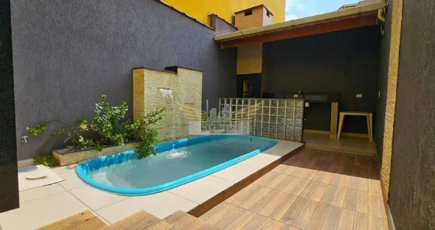 Sobrado com 2 quartos e piscina para comprar, 163m² - parque oratório, santo andré/sp.