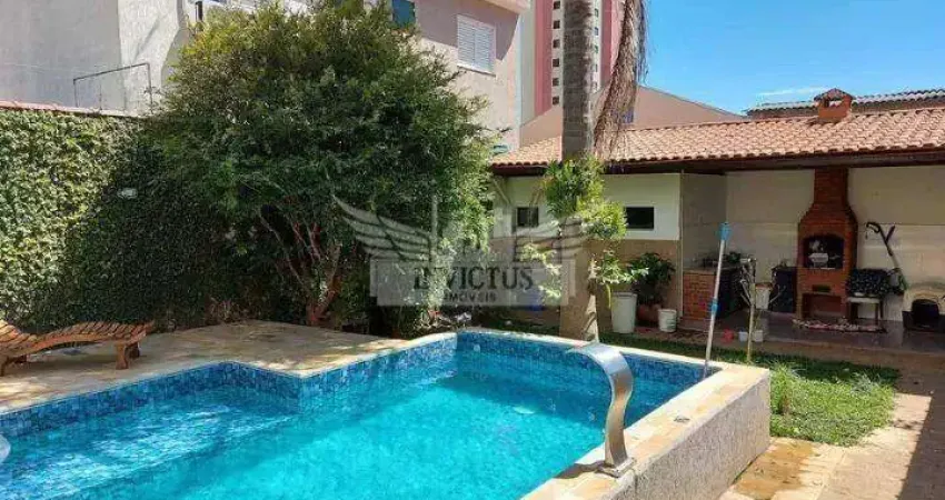 Lindo Sobrado Residencial/Comercial com 4 Dormitórios para Locação, 253m² - Campestre, Santo André/SP.