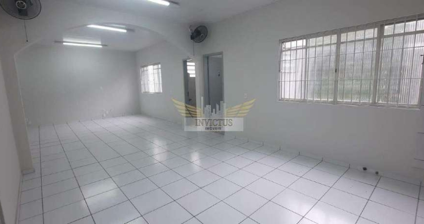 Sobreloja Comercial para Alugar, 90m² - Vila Alzira, em Santo André/SP.