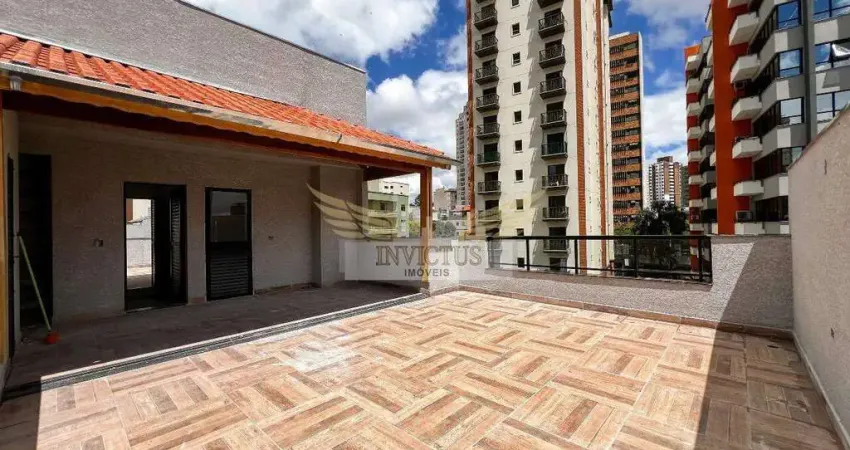 Cobertura sem condomínio com 2 quartos para comprar, 90m² - vila bastos, santo andré/sp.