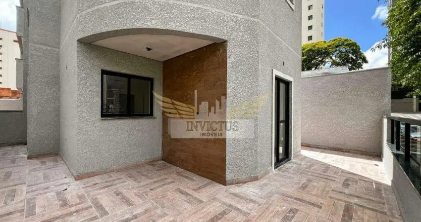 Apartamento garden sem condomínio com 2 quartos para comprar, 87m² - vila bastos, santo andré/sp.