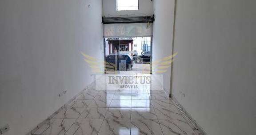 Salão Comercial para Alugar, 40m² - Centro de Santo André/SP.