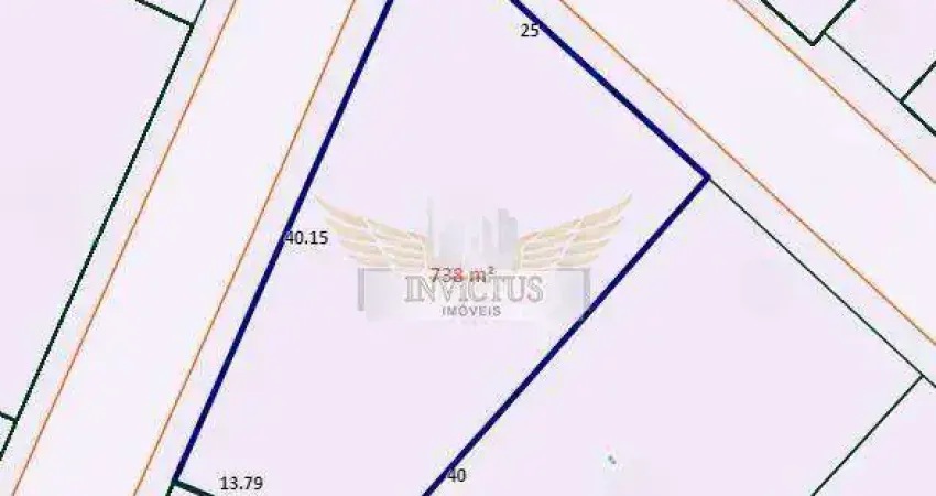 Terreno Residencial/Comercial para Comprar, 738m² - Centro de Santo André/SP.