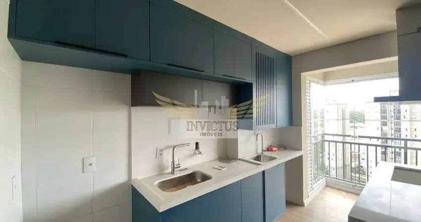 Apartamento com 2 quartos no residencial maluhia para alugar, 59m² - utinga, santo andré/sp.